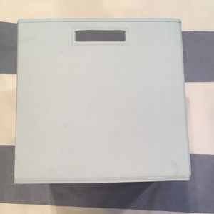 Collapsible Storage Bins Pastel Turquoise Set 2